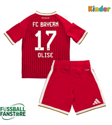 Bayern Munich Michael Olise #17 Replik Heimtrikot Kinder 2026-27 Kurzarm (+ Kurze Hosen)